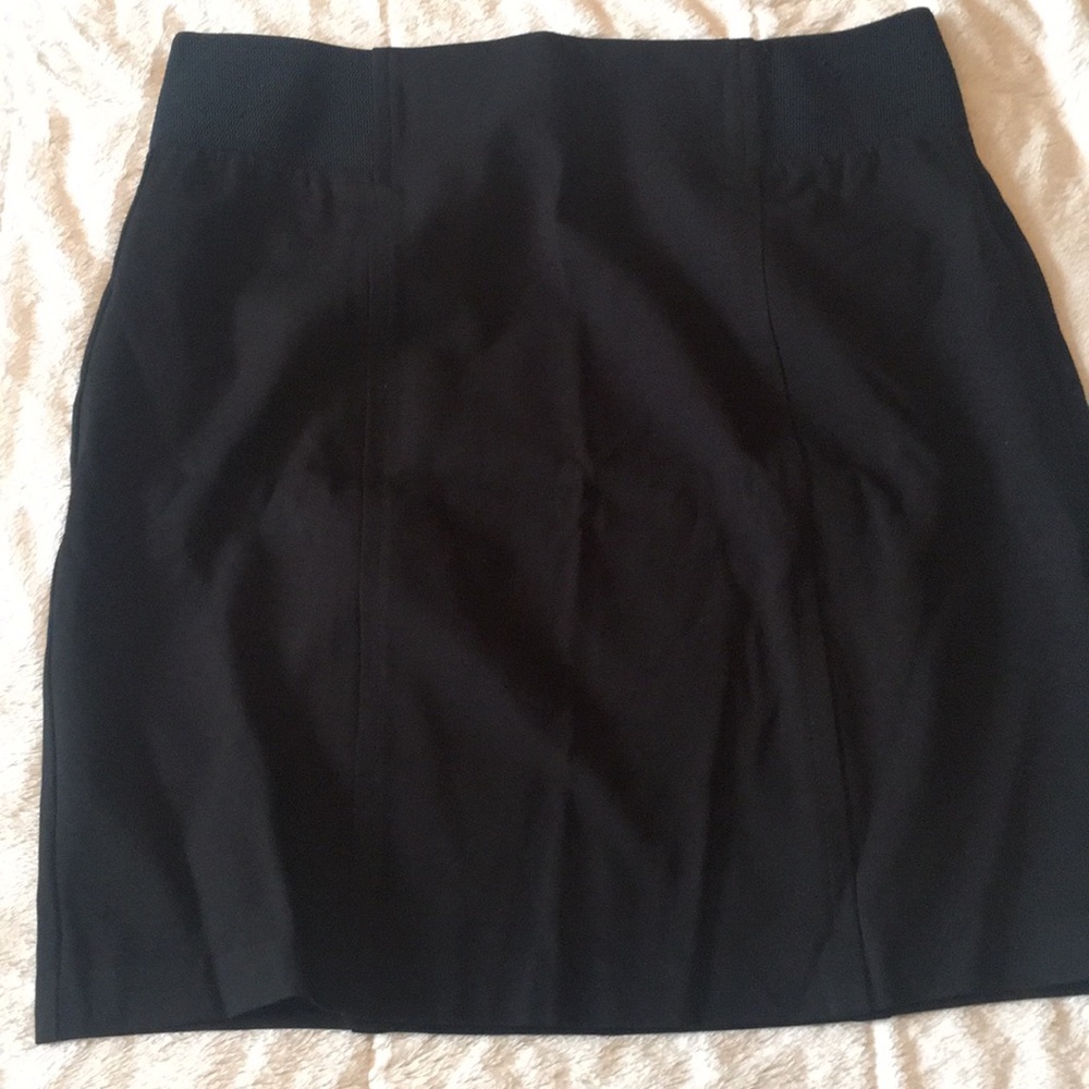 Stretchy Pull On Ponte Pencil Skirt